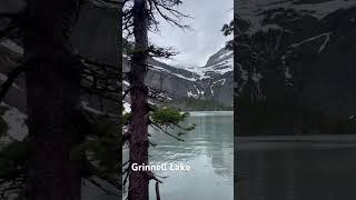 Grinnell Lake No glasses Perfect view scenic lakes nature glaciernationalpark [upl. by Amalburga]