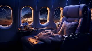 😴💤 Airplane Sounds for Sleep Jetliner Ambiance amp Night Flight White Noise [upl. by Grizelda]