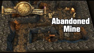 Dungeon Alchemist  Abandoned Mine  TTRPG Battle Map amp Encounters  CMDRAconite [upl. by Laspisa]