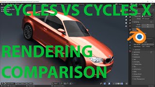 Cycles vs Cycles X rendering Comparison in blender 293 and blender 30 [upl. by Spencer]