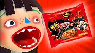 Game Anak Kecil Rakus Makan Pedas 😱  Game Masak Masakan Makan Samyang Nuclear  Toca Kitchen 2 [upl. by Anirdnaxela]