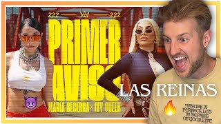 Reacción Maria Becerra Ivy Queen  PRIMER AVISO Official Video [upl. by Sherurd819]