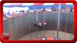 Wall Of Death Motorcycle Stunt Show Leesburg Bikefest 2016 [upl. by Nho]