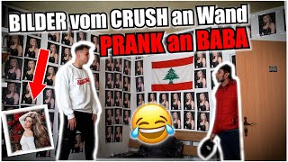 BILDER vom CRUSH an die WAND PRANK  JamooTv [upl. by Eikcor]