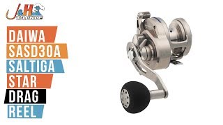 Daiwa SASD50A Saltiga Star Drag Reel  JampH Tackle [upl. by Nathanoj]