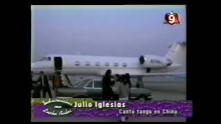 Julio Iglesias canta Tango Corrientes 348 en Muralla China Spot 1996 [upl. by Marlin]