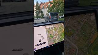 Tesla Model 3 test drive October Munich Germany youtube shorts funny travel citylife [upl. by Wil]