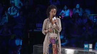 Donisha Prendergast speaks about Nation building at We Day [upl. by Down588]