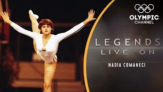 The Story of Nadia Comaneci Gymnastics Perfect 10 Icon  Legends Live On [upl. by Winthorpe]