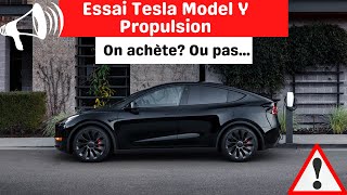 Essai Tesla Model Y propulsion Fautil lacheter en 2023 [upl. by Ebba191]