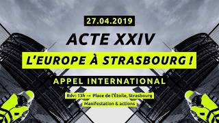 Support the Yellow Vests in Strasbourg France on April 27th 2019  Gelbwesten Deutschland [upl. by Mike]