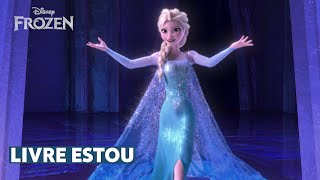 Livre Estou  com letra  Frozen Uma Aventura Congelante [upl. by Elva]