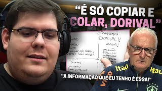 CASIMIRO FAZ PREVISÃO DA PRIMEIRA CONVOCAÇÃO DO DORIVAL NA SELEÇÃO BRASILEIRA  Cortes do Casimito [upl. by Doehne]