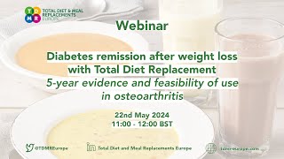 TDMR Europe Webinar  Diabetes remission after weight loss with TDR [upl. by Ecirtemed]