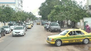 Cross the Gambia 🚕 from Banjul  in Senegambia 4K [upl. by Gilder]