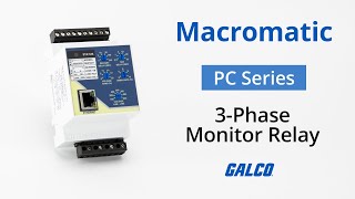 Macromatics PC Series 3Phase Monitor Relay [upl. by Stefan707]