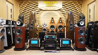 Test loa BampW 801D4 hàng demobộ Mcintosh 12KW lướt pre C2700 và giới thiệu 802D4803D4804D4 [upl. by Euginomod548]