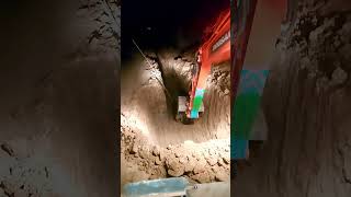 Digger fails  Extreme dangerous excavator heavy equipment  huddig excavator shorts short reels [upl. by Netsoj]