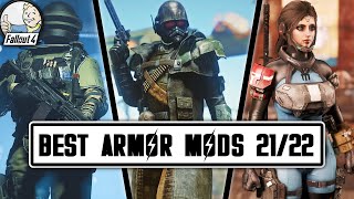 BEST ARMOR MODS 2122  Fallout 4 Mods amp More Episode 79 [upl. by Elynad174]