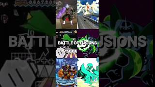 fused zamasu vs Solaris vs super dimentio vs atomic x vs megamix vs malachite battle of fusions [upl. by Ailedroc564]