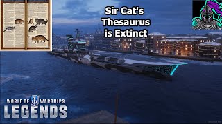 Sir Cats Thesaurus is Extinct  World of Warships Legends [upl. by Akiner584]