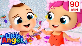 Bathtub Music Time  Job and Career Songs  LittleAngel Nursery Rhymes for Kids [upl. by Eldoree]