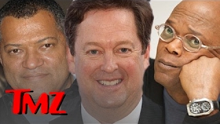 Samuel L Jackson DESTROYS News Anchor  Im Not Laurence Fishburne YOU MORON  TMZ [upl. by Hatfield]