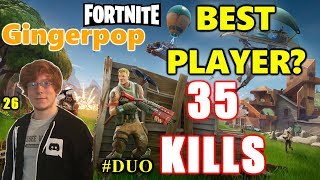 Fortnite  Gingerpop amp DrLupo  35 KILLS DUO  The Best Fortnite Player [upl. by Silisav883]