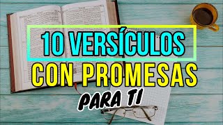 10 VERSÍCULOS DE LA BIBLIA CON PROMESAS DE DIOS [upl. by Eadmund]