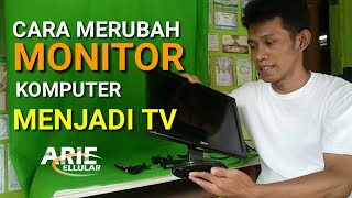 Cara merubah monitor komputer menjadi Tv [upl. by Akenn875]