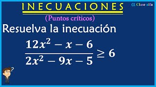 INECUACIONES RACIONALES Ejercicio 06 [upl. by Ambrogino]