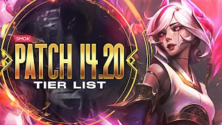 1420 MID LANE TIER LIST BEST BLIND PICKS INCLUDED [upl. by Kovar927]