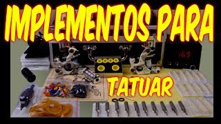 31 MATERIALES QUE NECESITAS PARA TATUAR  TATTOO  tattoo fort [upl. by Favata185]