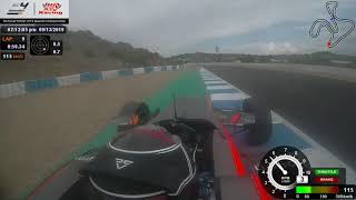 F4 Spanish CHampionship 2019 Jerez Onboard [upl. by Nnyre]