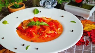 Peperonata  un piatto preparato da mia nonna che è il mio preferito fin da piccola [upl. by Norrehc]