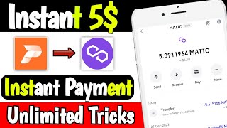 🤯 5 Instant Withdraw In TurnUp 🔥 Instant Matic Loot 😍 Pionex Exchange Loot [upl. by Deenya]