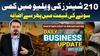 Daily Business Updates with Pakistans First AI Broadcaster 16 September 2024  By Daniyal Lucman [upl. by Albarran431]