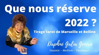 Que nous réserve le début de lannée 2022 tirage tarot de Marseille et Oracle de Belline [upl. by Courcy]