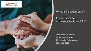 Webinar I What is palliative care [upl. by Onairam]