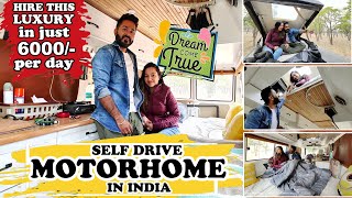 RV TOUR  HIRE THIS SELF DRIVEN CAMPER VAN IN INDIA  VAN LIFE IN INDIA  HOME ON WHEELS  MOTORHOME [upl. by Gnilyam]