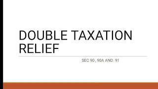 Income Tax Releif Us 9090A amp 91 । Releif on Foreign Income [upl. by Fevre]