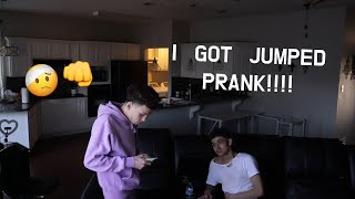 I GOT JUMPED PRANK ON DEZZ HE PULLED OUT A 🔫 [upl. by Nnaitsirk746]