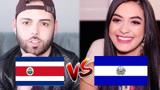 PALABRAS EL SALVADOR vs COSTA RICA  FRASES SALVADOREÑAS [upl. by Kalam101]