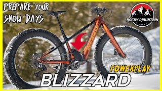 Rocky mountain blizzard powerplay  powerful fat ebike for the snow season [upl. by Grannias]