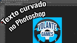 Como fazer texto curvado no Adobe Photoshop  Texto arqueado [upl. by Gaidano]