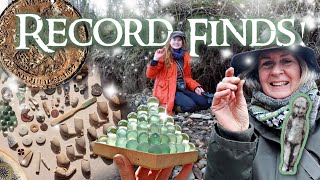 RECORDBREAKING Mudlarking Haul Plentiful Finds From the Riverbank [upl. by Lizette]