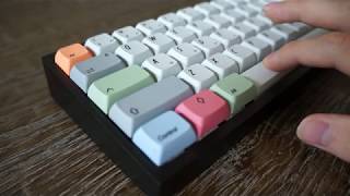 KBDfans TOFU 60  Novel Creams PBT XDA keycaps quotTiza Dulcequot [upl. by Kissel669]