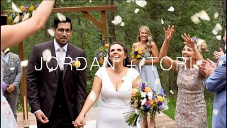 Jordan  Toris Summer Wedding at Juniper Mountain House in Evergreen Colorado [upl. by Artened561]