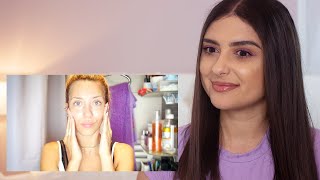 Αντιδρώ στη skincare ρουτίνα της Garifalias Kalifoni  Olga [upl. by Forland32]