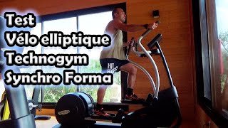 Test Vélo elliptique Synchro Forma Technogym entrainement cardio cœur doux pour les articulations [upl. by Amos]